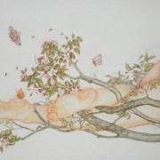 " La branche " 175 x 115 cm Sold